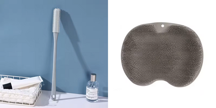 ComfortClean Voetverzorgings Set – Voet- & Teenborstel + Douchemat (Bundelvoordeel)