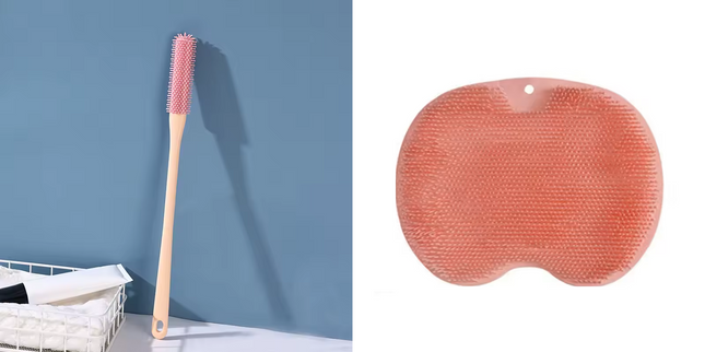 ComfortClean Voetverzorgings Set – Voet- & Teenborstel + Douchemat (Bundelvoordeel)